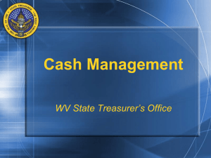 Cash Management and Internal Controls