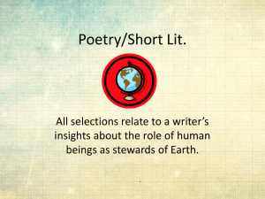 Wordsworth's Sonnets: Nature vs. Technology Analysis