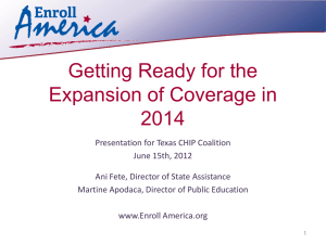 Enroll America Presentation