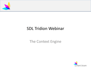 Context Engine & Response Web Design