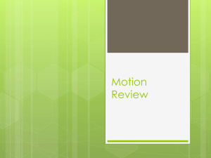 Motion Review
