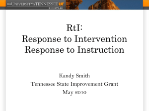 TN Reading Summit Presentation, May 2010
