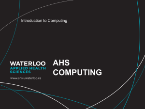 AHS Computing