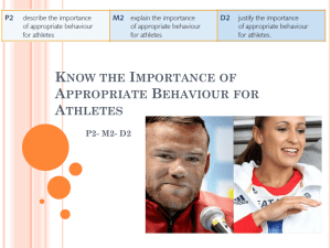 Athlete Behavior: Importance & Impact