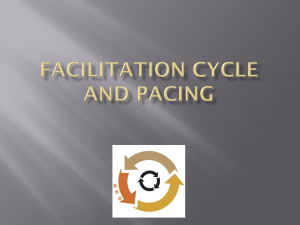 Facilitation Cycle & Pacing: Lesson Planning for Teachers