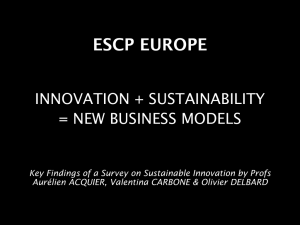 Innovation Sustainability