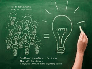Big ideas: