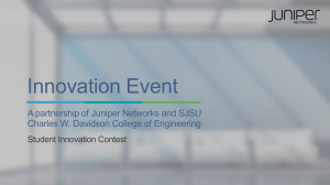 Juniper Networks Corporate PowerPoint Template