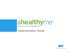 2015 ahealthyme Account Setup