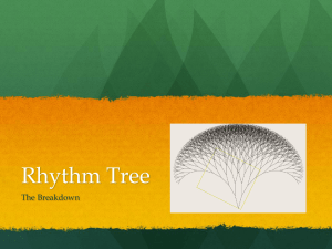 Rhythm Tree PowerPoint - Gilbert Public Schools