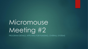 Micromouse Meeting #2 - UCLA IEEE Micromouse