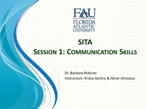 Communication Skills: Verbal, Nonverbal, Written