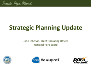 Vision - National Pork Board