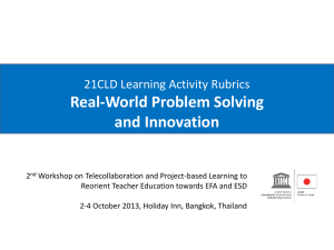 Real-World Problem Solving and Innovation