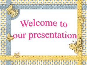 Unit 10 Conservation Section: Speaking