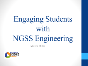 NGSS Engineering: Engaging Students with Design
