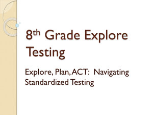 8th Grade Explore Presentation (ppt)