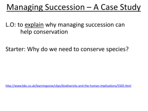 Managing Succession * A Case Study