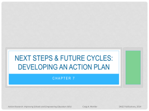 Action Planning: Developing Action Plans for Research