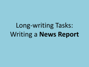 News Report Writing: Examples & Strategies