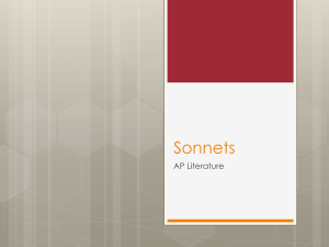 Sonnets