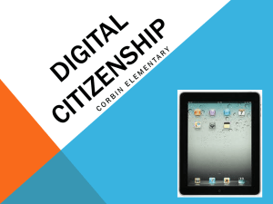 Digital Citizenship: Presentation on Online Safety & Etiquette
