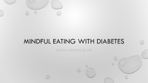 Mindful Eating with Diabetes