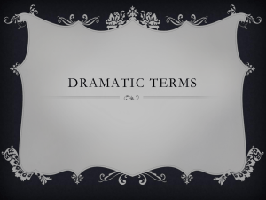 Dramatic terms