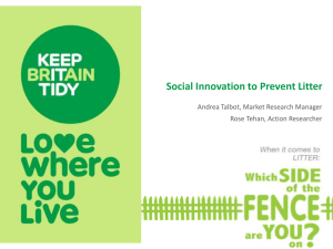 Society - Keep Britain Tidy