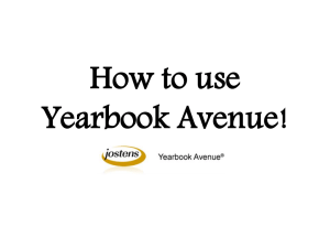 Yearbook Avenue Tutorial: Create Your Yearbook!