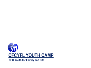 CFC YFL Youth Camp Session 1