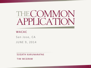 The Common Application Redesigned – Year 2 Preview