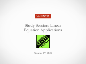 Area - Valencia College