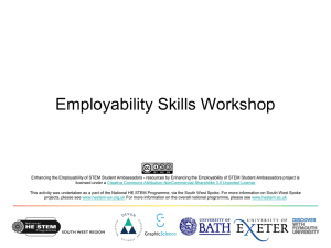 Employability presentation
