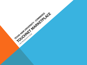 Touchnet Marketplace - Texas A&M University