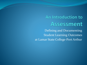 Introduction to Assessment Powerpoint