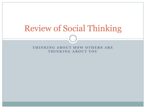 Review of Social Thinking