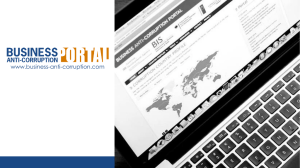 Anti-corruption legislation - Business Anti