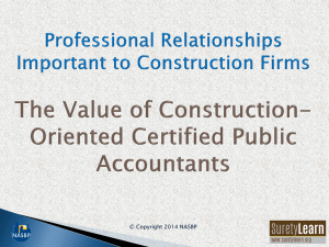 Professional Relationships Important to