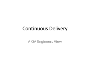 Continuous Delivery