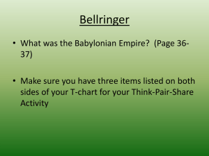 Babylonian & Assyrian Empires: History Presentation