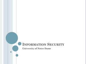 What Does Infosec Do? - OIT Help