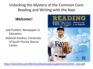 Webinar Power Point - Newspapers In Education
