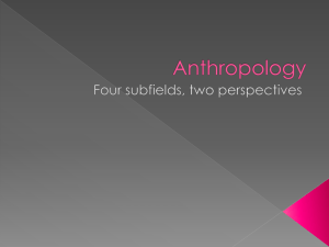 PPT1: Four Subfields, Two Perspectives