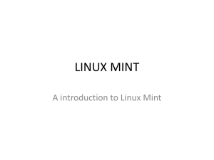 linux mint presentation