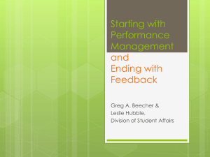 Performance Management & Feedback Presentation