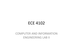 Lecture 1 - Introduction to ECE 4102
