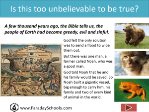The Noah`s ark story