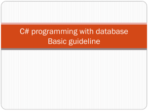 CSharpDatabase