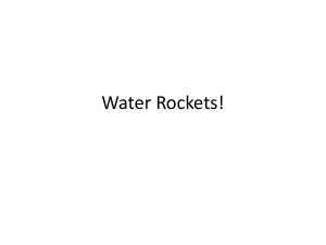 Water Rocket Project: Design & Build Instructions